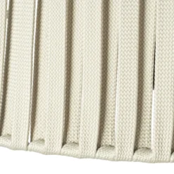 Calefactor colgante Lucande Pyravo, beige, aluminio, Ø 60 cm