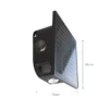 Calex Aplique LED para exterior Altamura, indirecto, negro