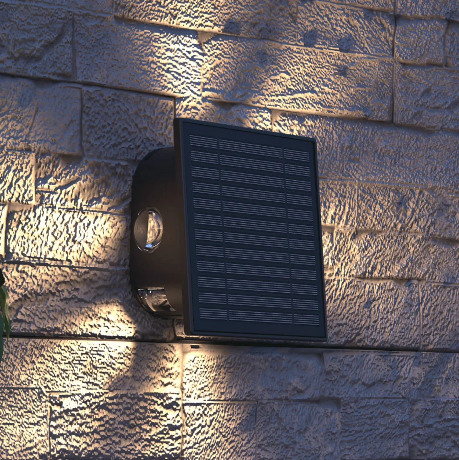Calex Aplique LED para exterior Altamura, indirecto, negro