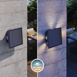 Calex Aplique LED para exterior Altamura, indirecto, negro