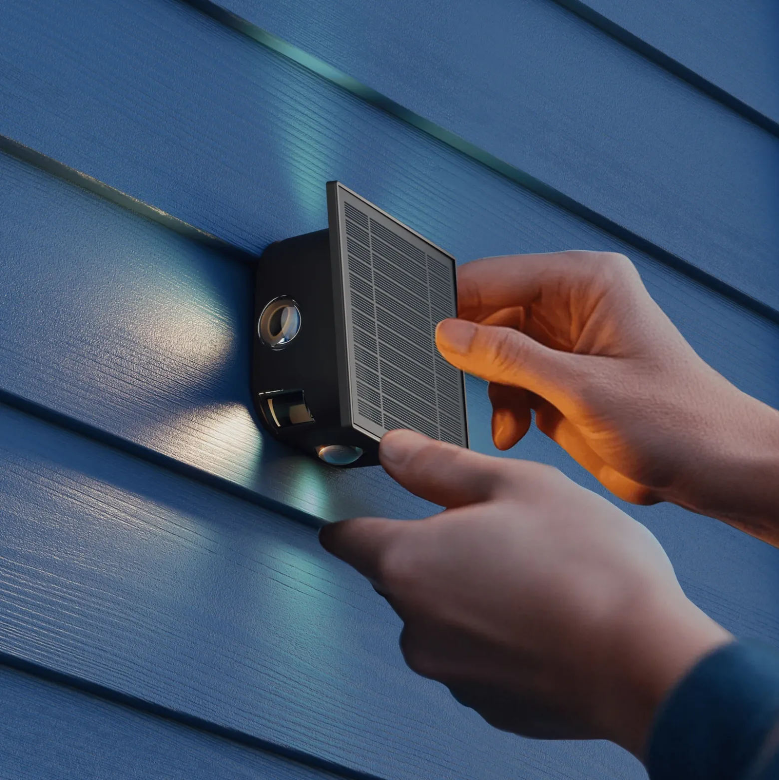Calex Aplique LED para exterior Altamura, indirecto, negro