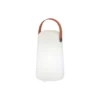 Collgar lámpara de mesa LED recargable, blanca, altura 21 cm