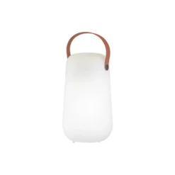 Collgar lámpara de mesa LED recargable, blanca, altura 26 cm