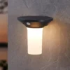 Corbezzola Aplique LED para exterior, negro, sensor