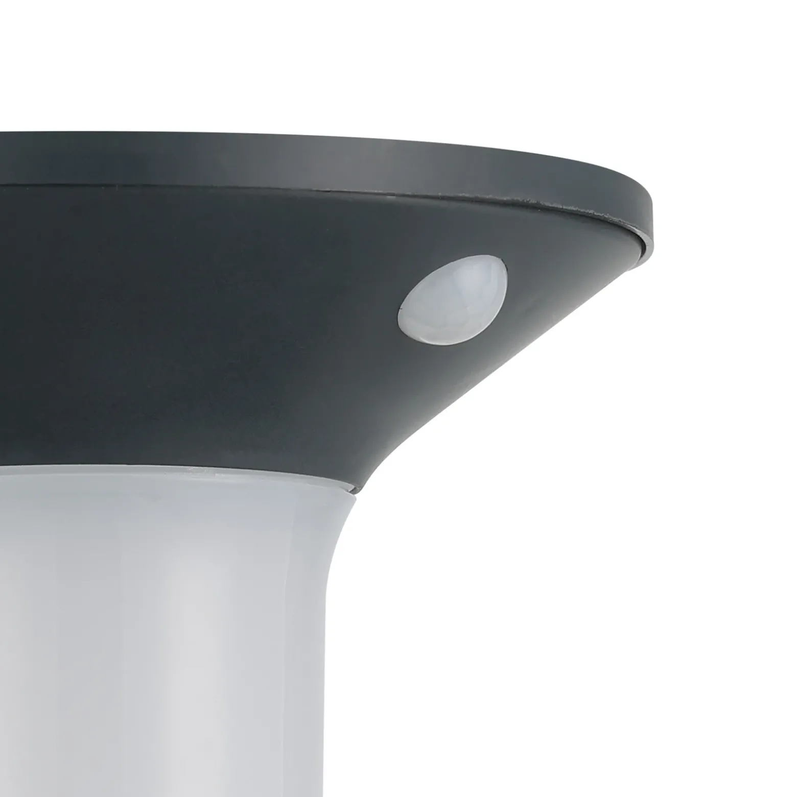 Corbezzola Aplique LED para exterior, negro, sensor
