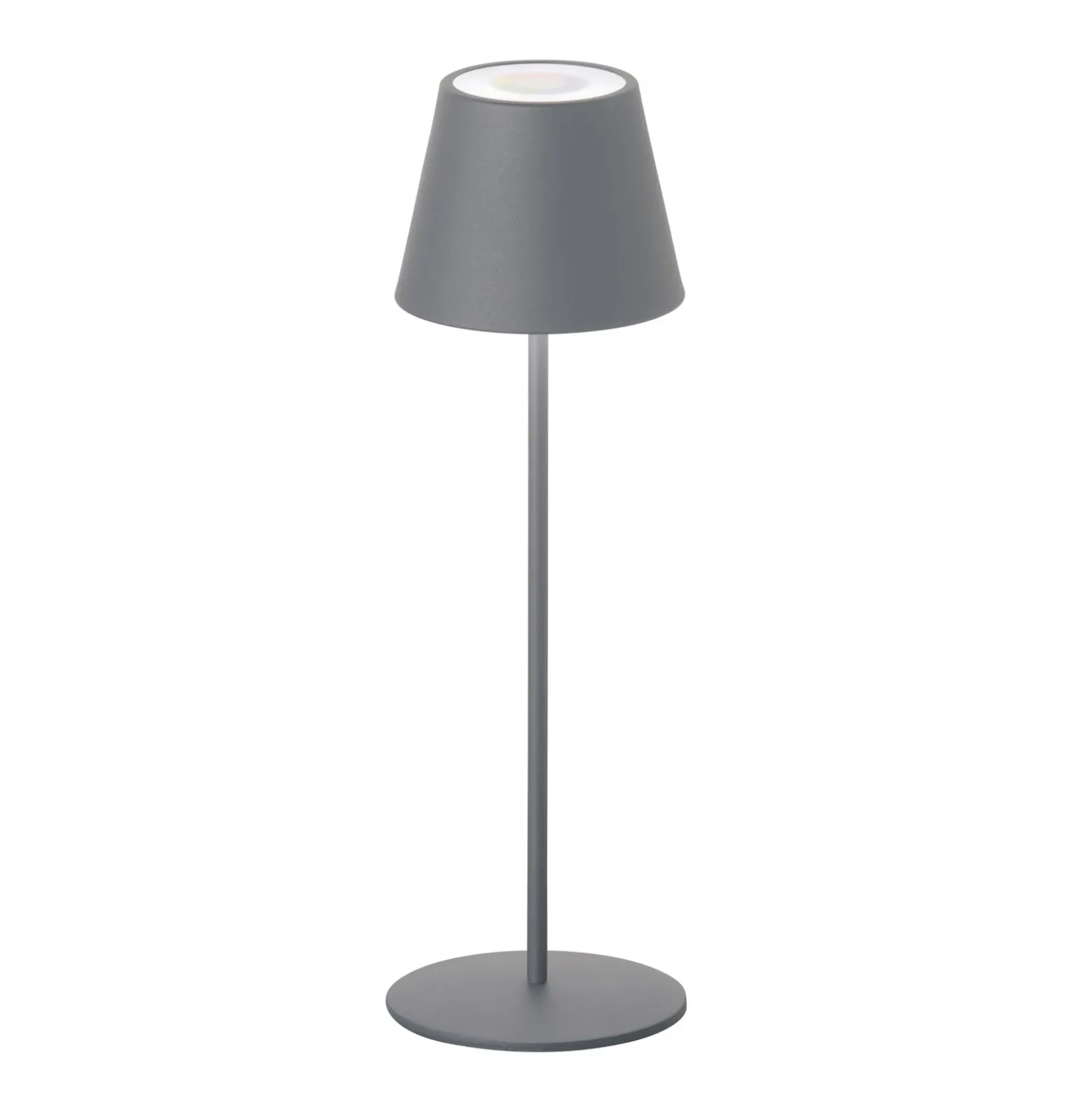 De mesa LED Cosenza batería RGBW gris arena