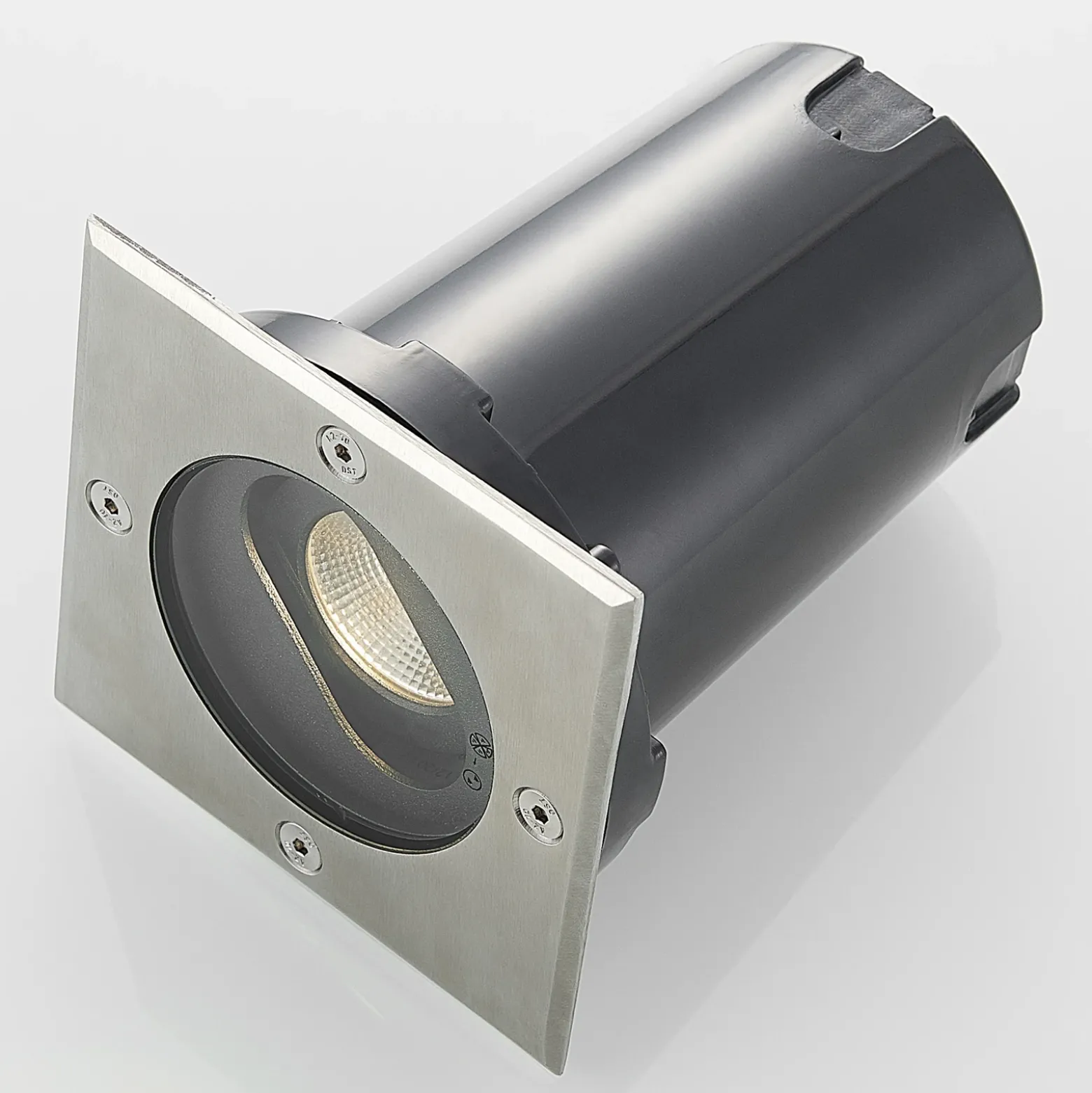 Doris - foco de suelo empotrable LED, forma angular