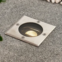 Doris - foco de suelo empotrable LED, forma angular
