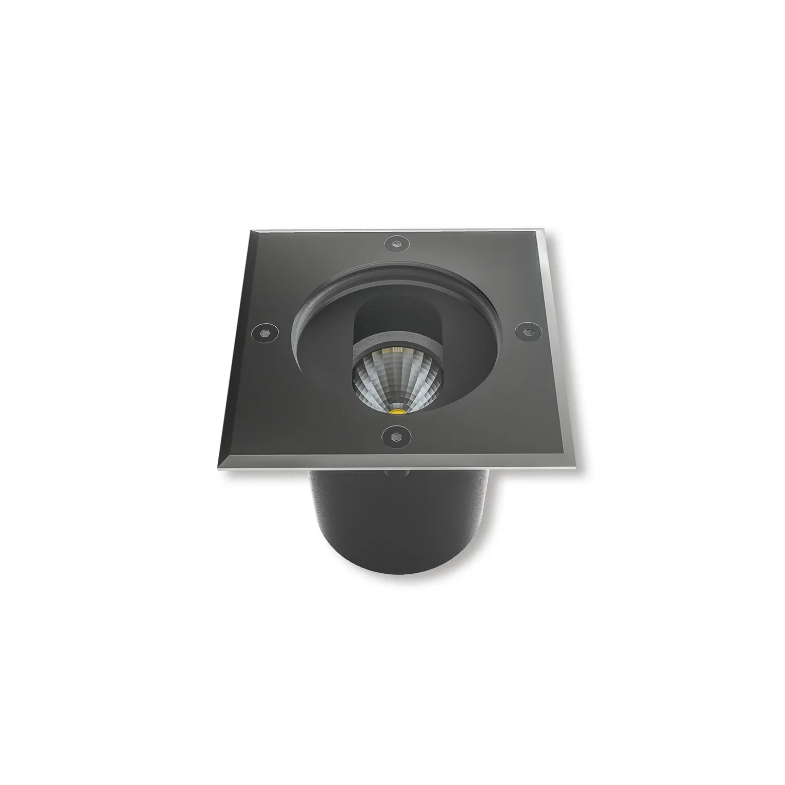 Doris - foco de suelo empotrable LED, forma angular
