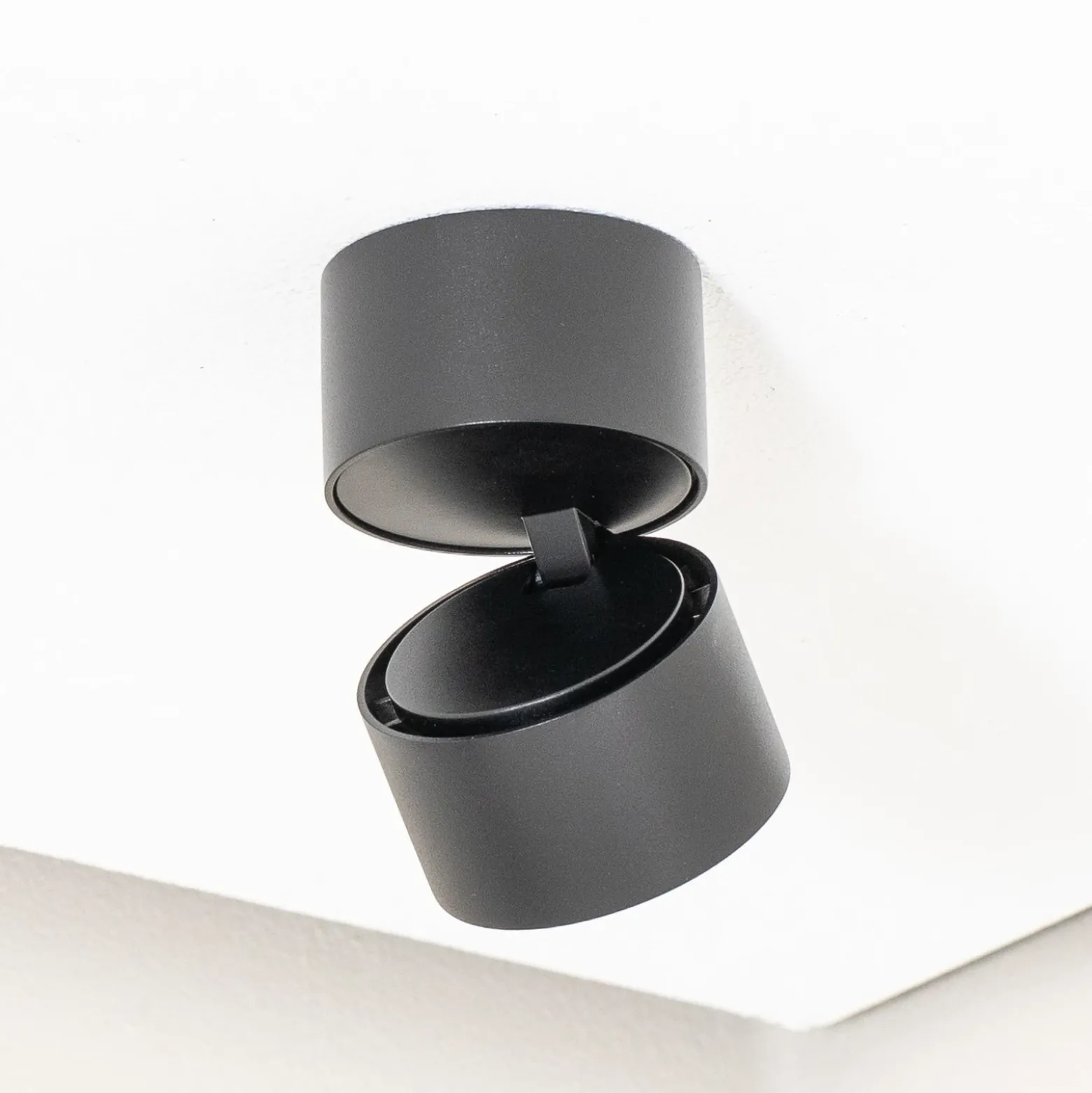 Downlight LED Arcchio Rotari, 620 lm, 1 luz, negro
