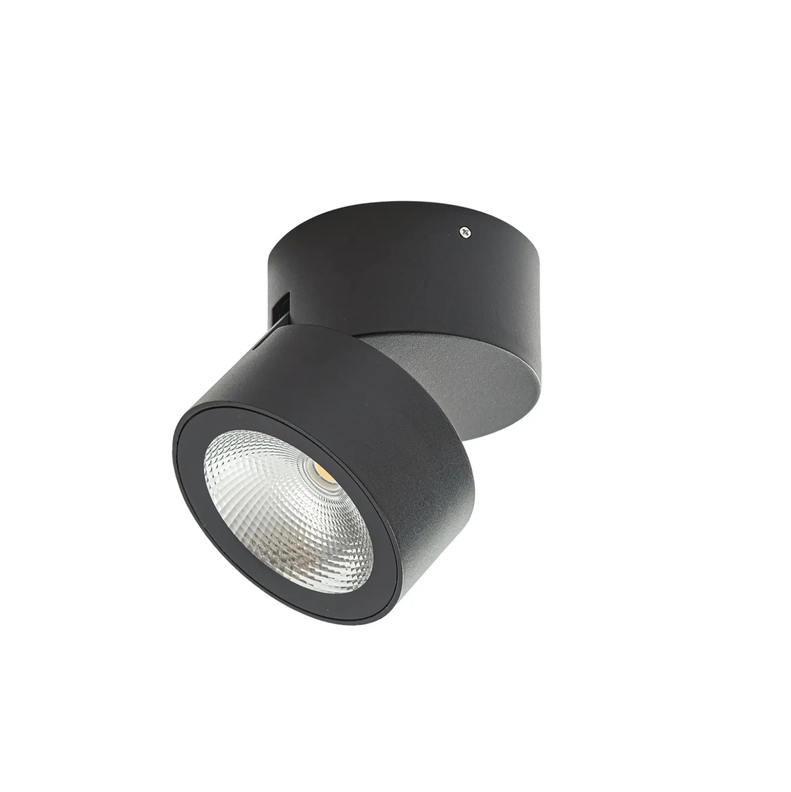 Downlight LED Lindby Nolivar, negro, Ø 9 cm, IP54