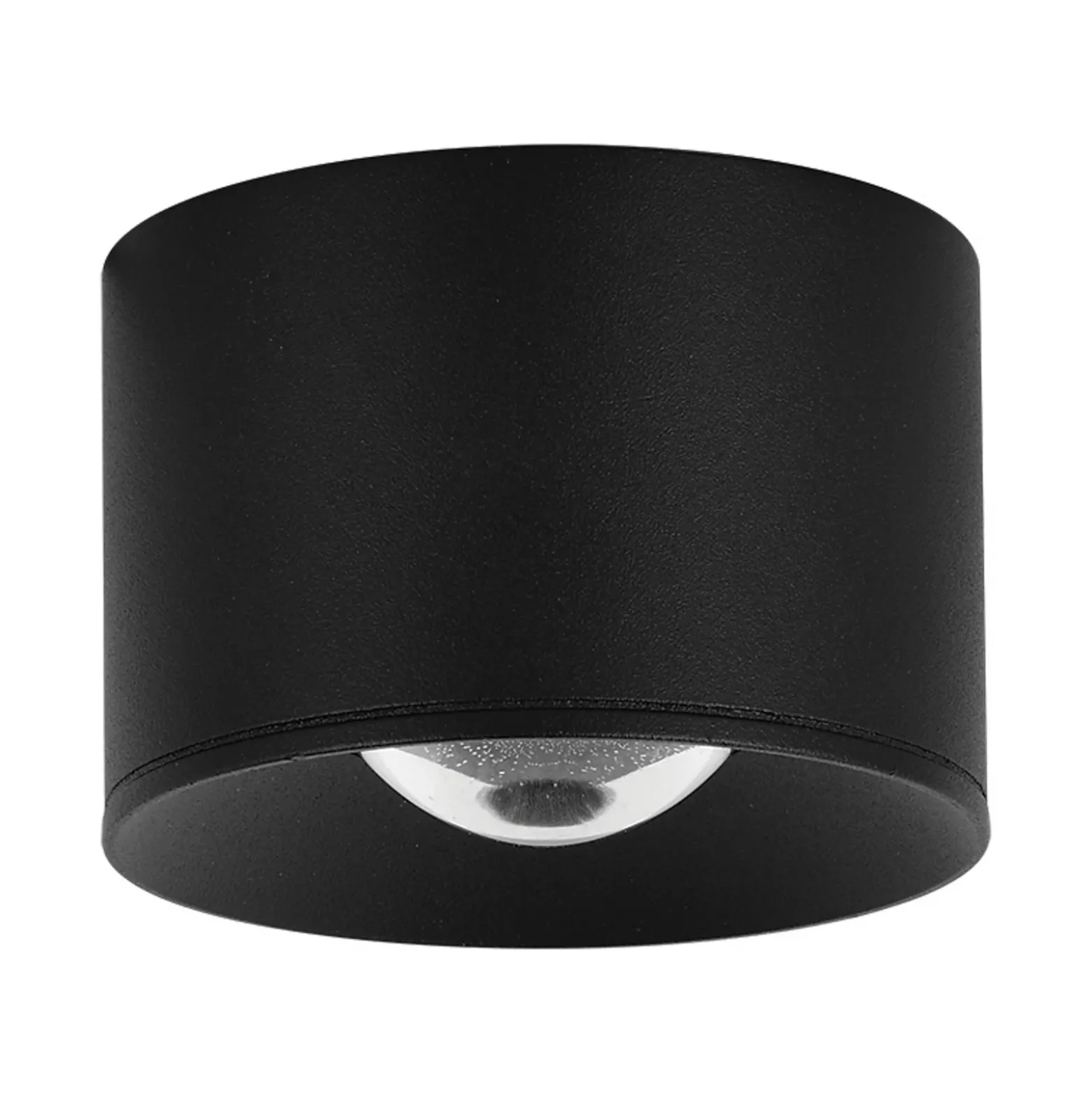 Downlight LED para exteriores S131, Ø 8 cm, negro arena