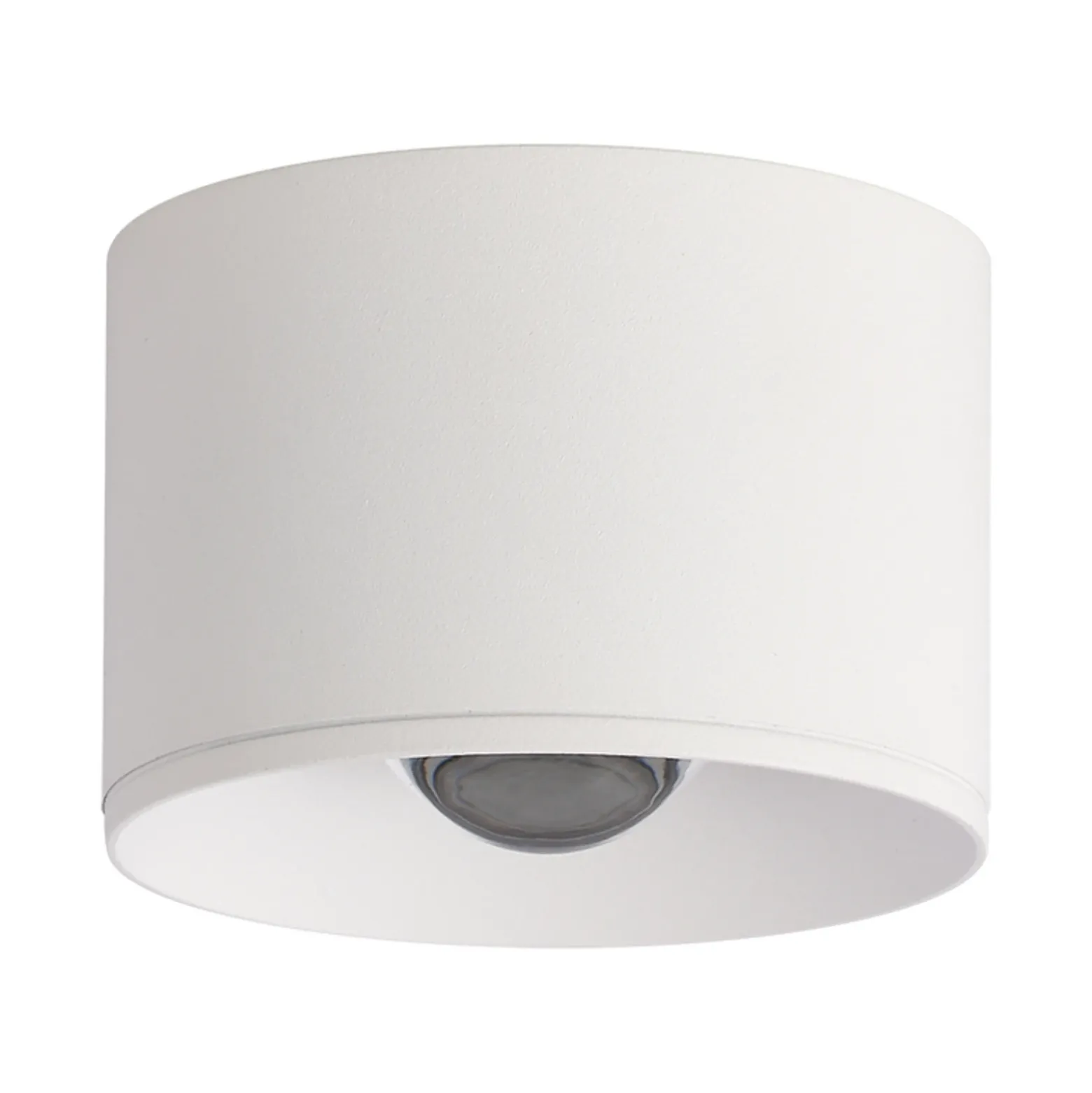 Downlight LED para exteriores S132, Ø 8 cm, blanco arena
