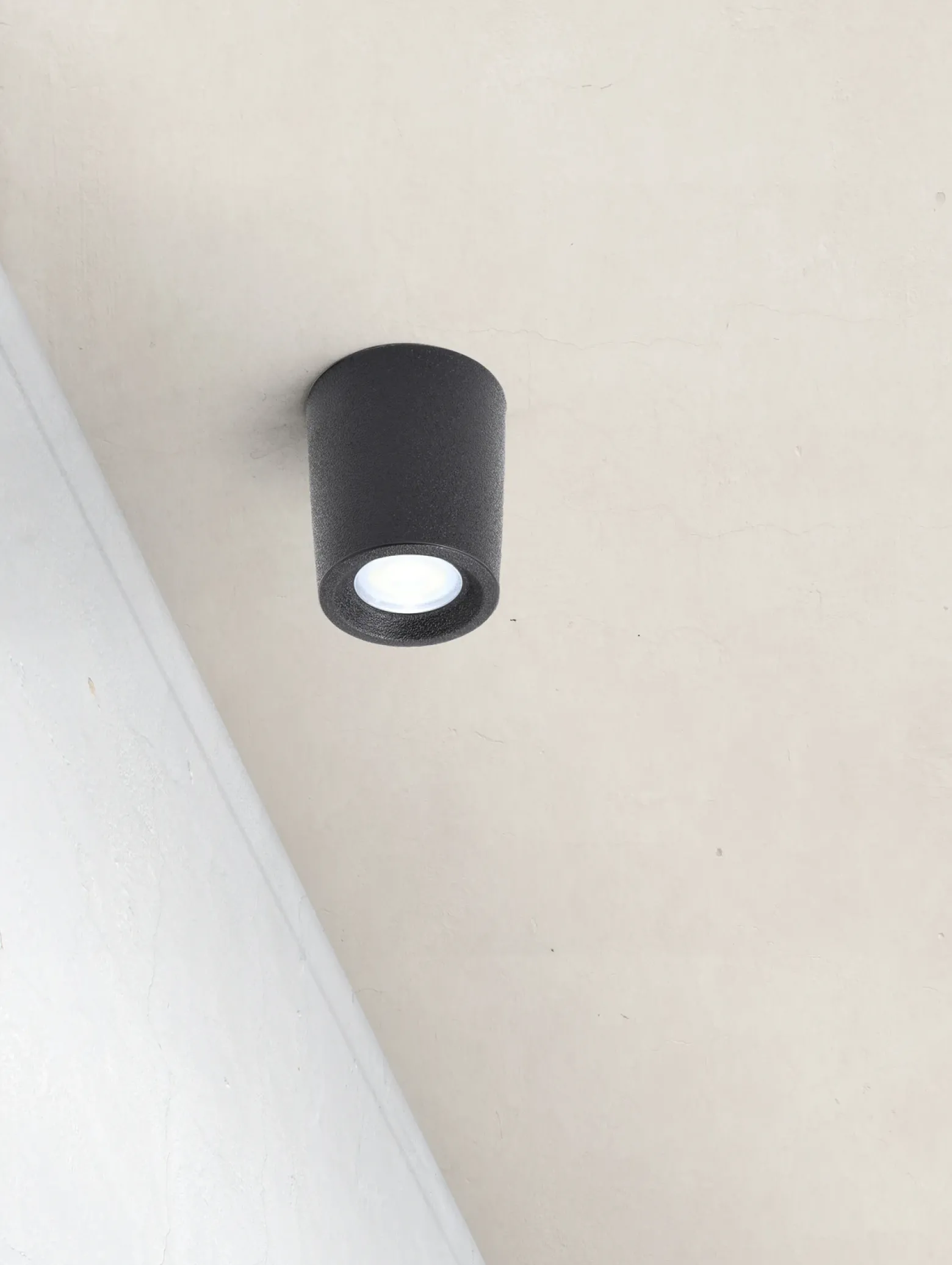 Downlight Livia Ø 6 cm resina sintética negra/esmerilada G9 4.000K
