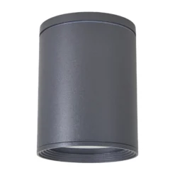 Downlight Lucande Minna, antracita, 14 cm, IP54, E27