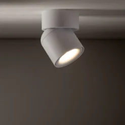 Downlight Oscar, blanco, aluminio, altura 13,5 cm, GU10