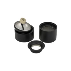 Downlight Oscar, negro, aluminio, altura 13,5 cm, GU10