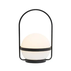 Dyberg Larsen Farol LED recargable Summer, 2 unidades, negro