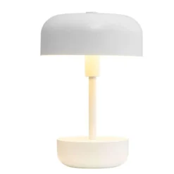 Dyberg Larsen Haipot lámpara de mesa LED batería recargable blanco