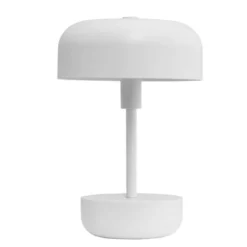 Dyberg Larsen Haipot lámpara de mesa LED batería recargable blanco