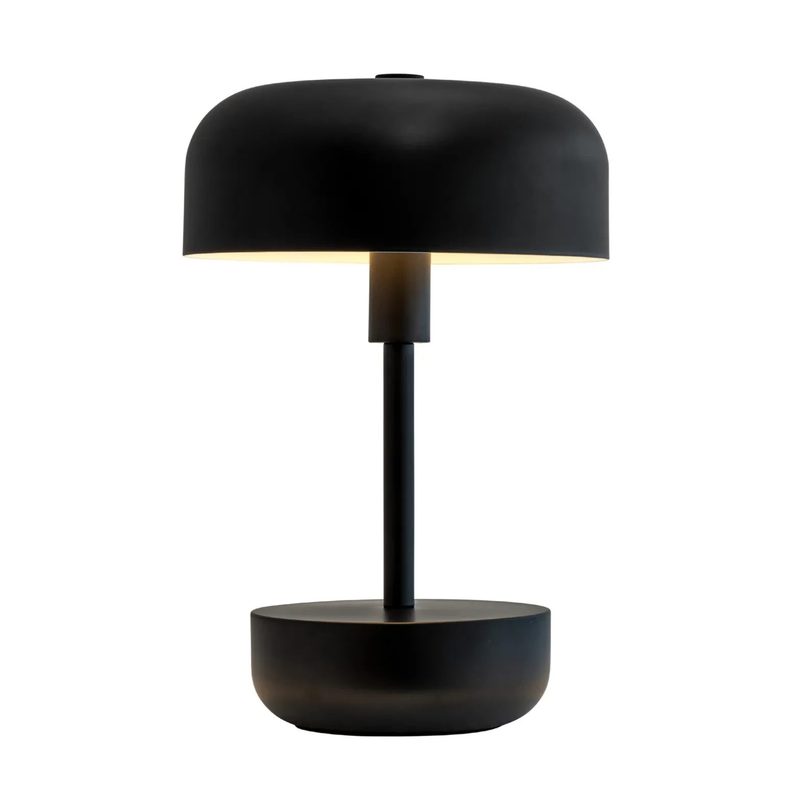 Dyberg Larsen Haipot lámpara de mesa LED batería recargable negro