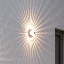 Efectivo aplique de pared exterior LED Monza