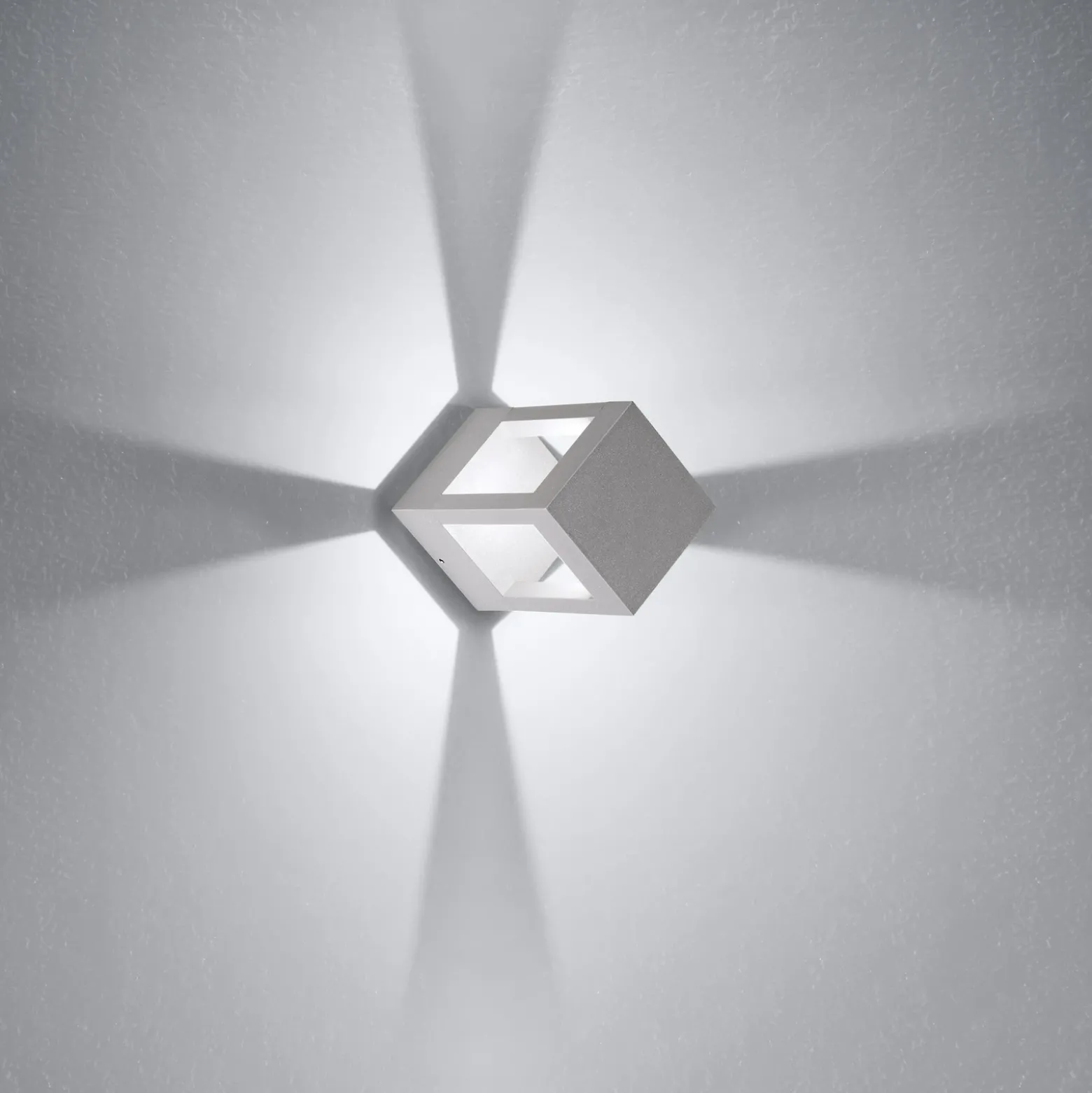 Egger DLS Baliza LED York, gris, 20 cm