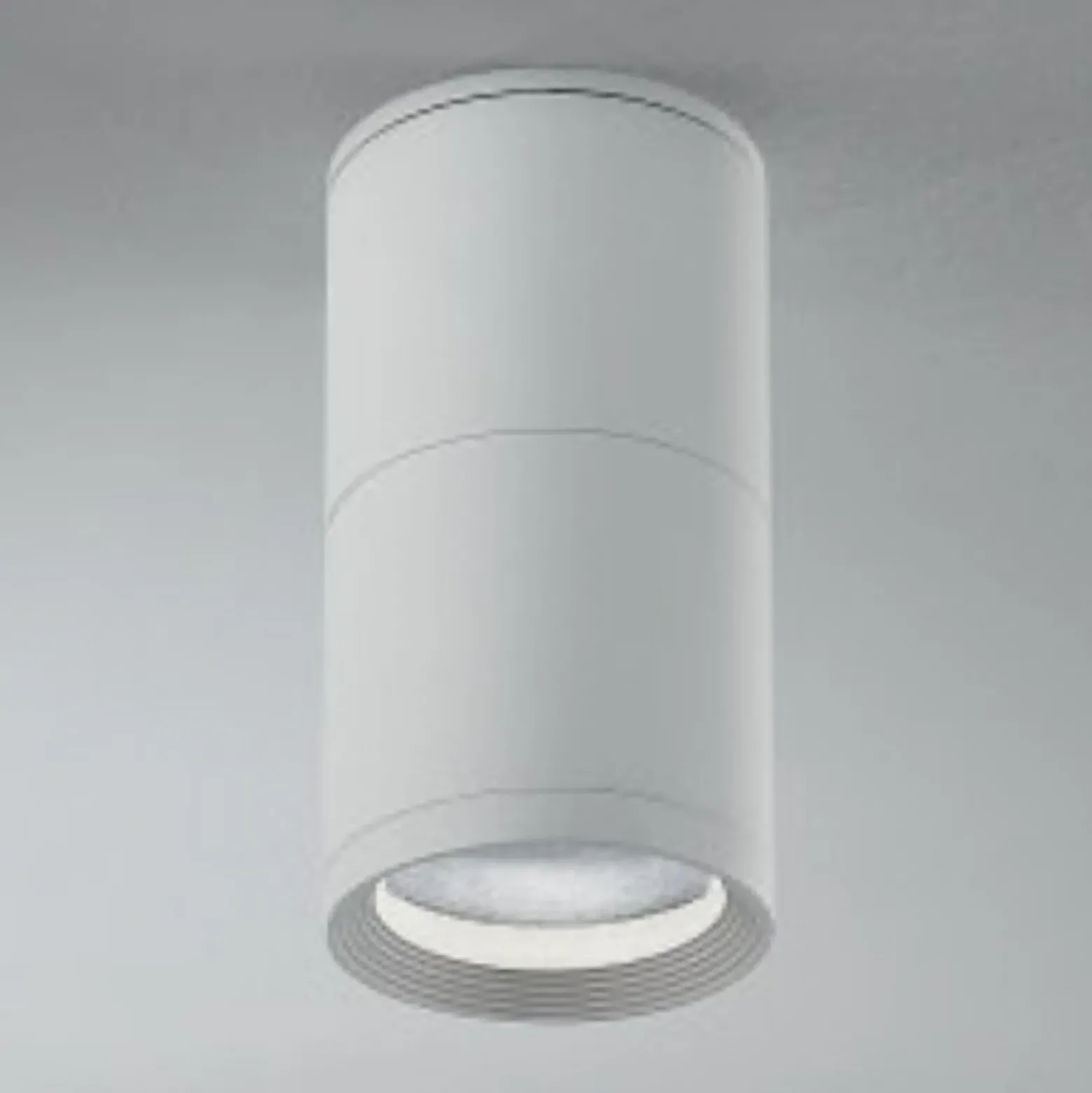Egger DLS downlight CL 15, blanco, Ø 9 cm, aluminio, IP44