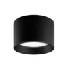 Egger DLS downlight Ringo negro Ø 12,6 cm aluminio IP54 3.000 K