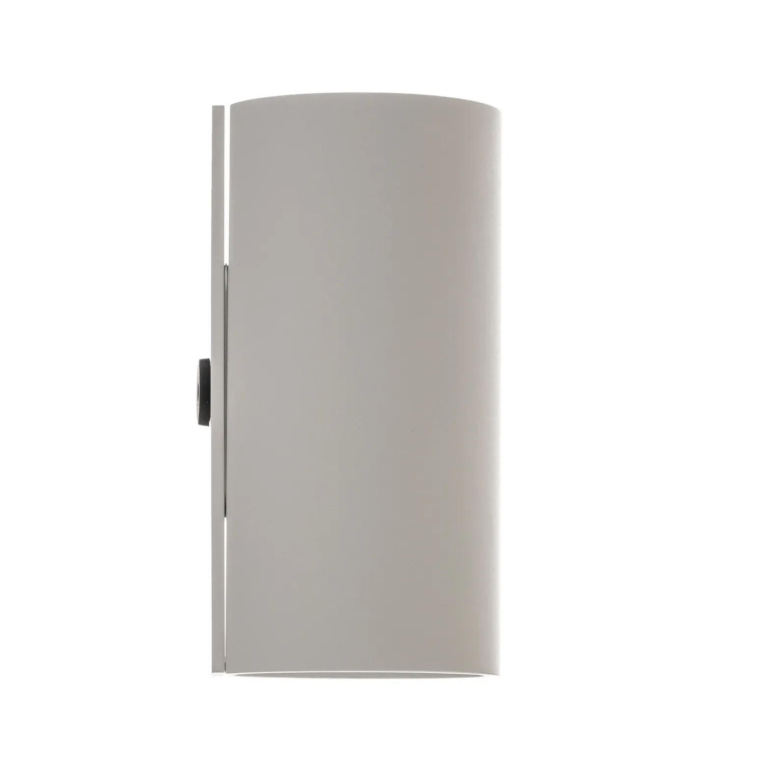 Egger DLS Tubo aplique de exterior, blanco, Ø 9 cm, aluminio, arriba/abajo