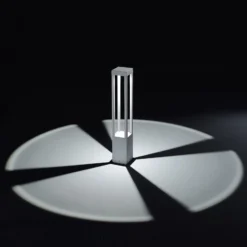 Egger York bolardo luminoso LED gris, 65 cm