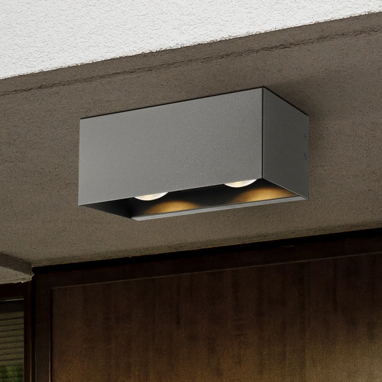EGLO Lesmo aplique LED de exterior, up y downlight