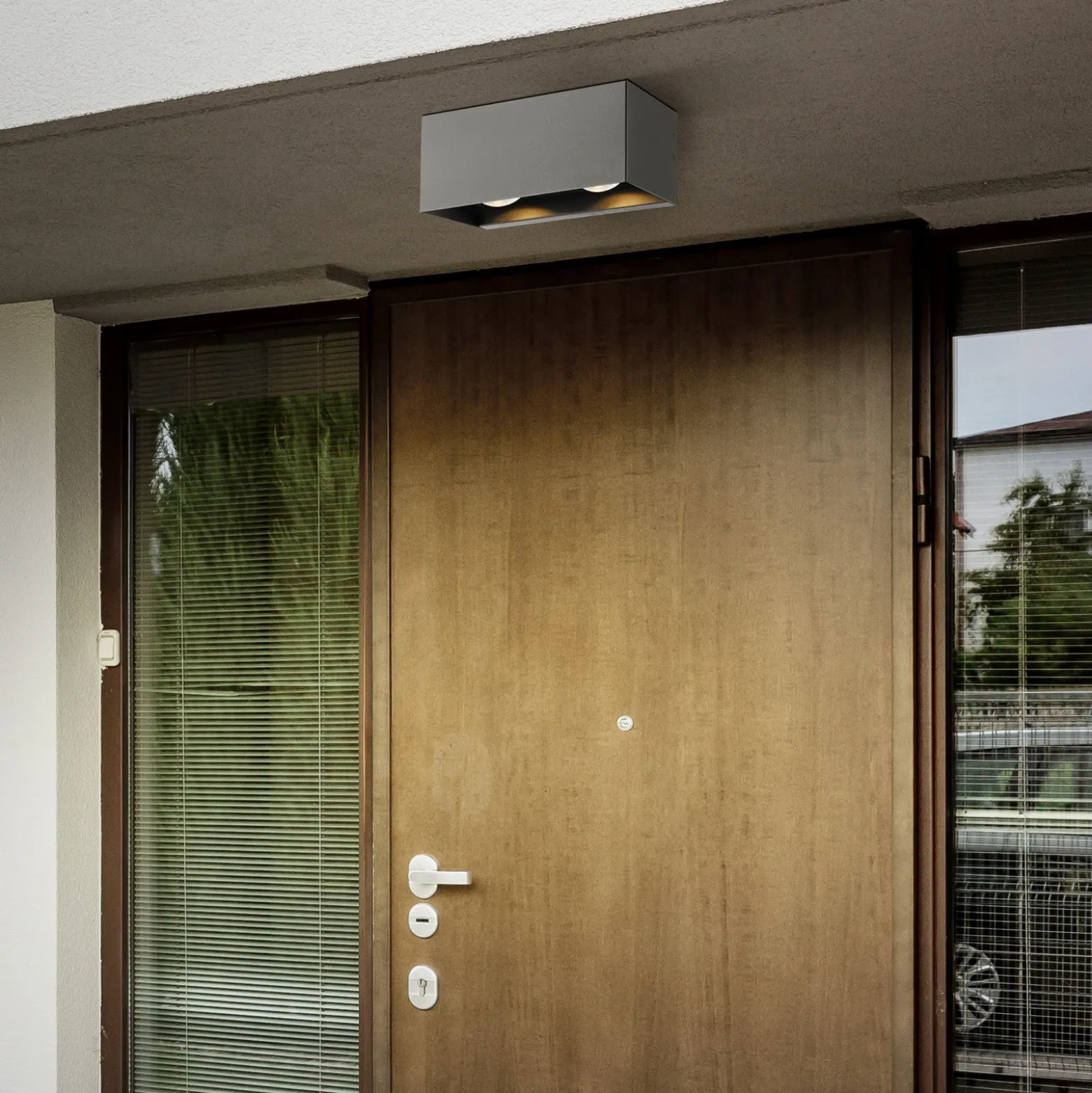 EGLO Lesmo aplique LED de exterior, up y downlight