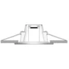 Empotrada LED Holstein IP65, 116° rígido, acero