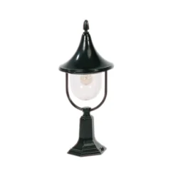 Encantador bolardo luminoso Venetie, negro