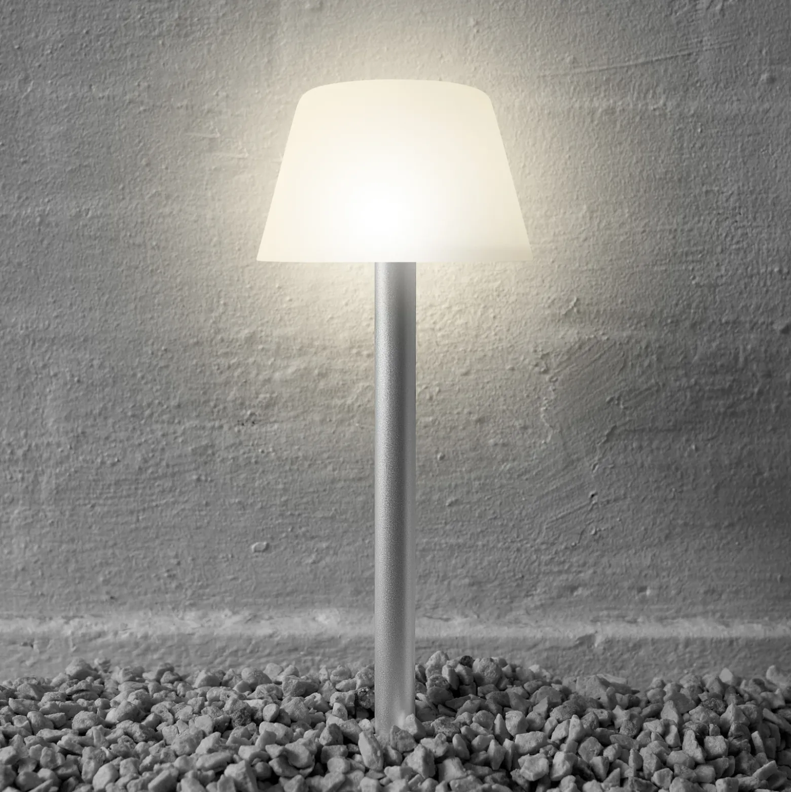 EVA Solo SunLight con pica solar, blanco opalino