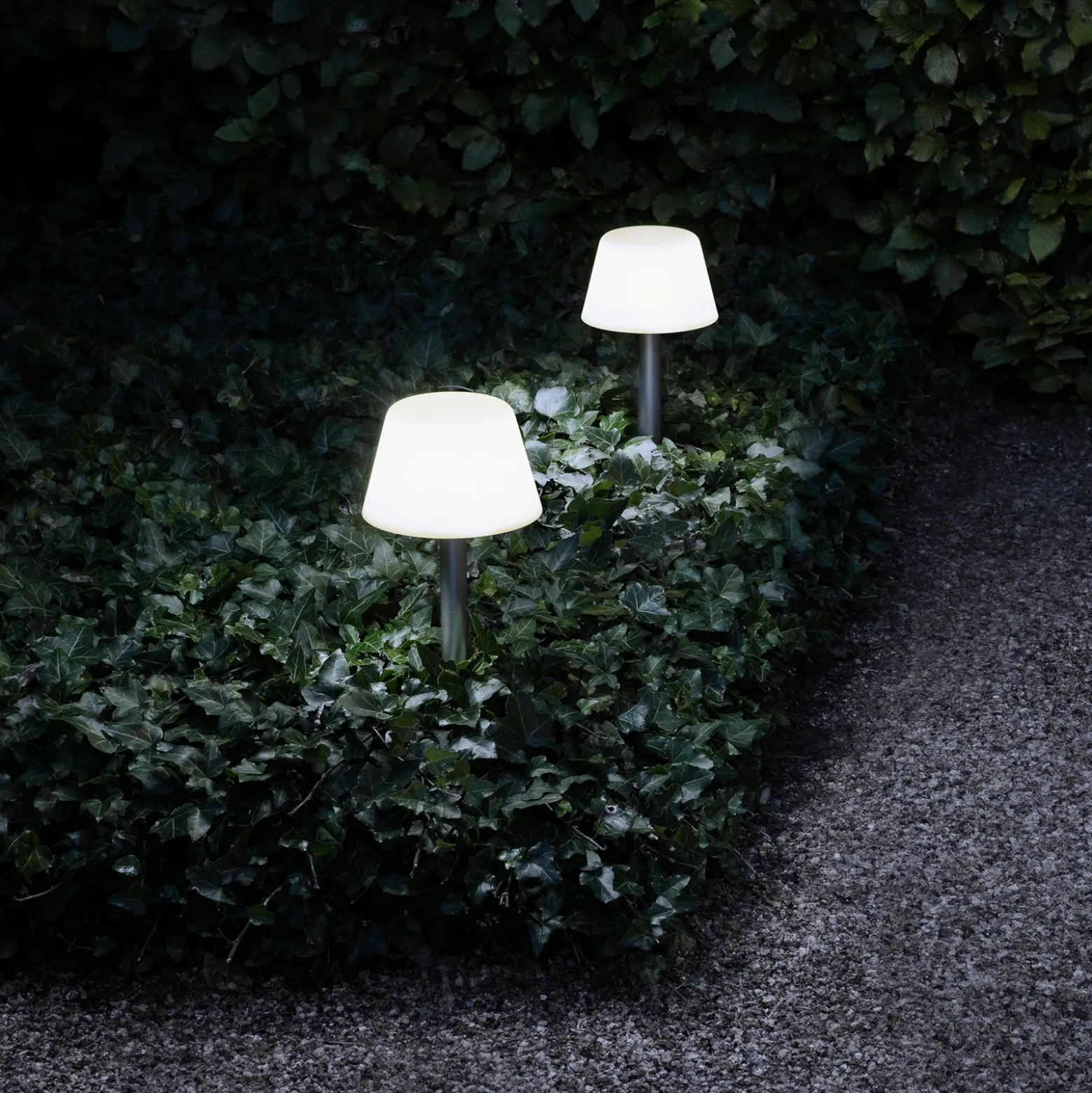 EVA Solo SunLight con pica solar, blanco opalino