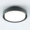 EVN Lámpara LED de techo para exterior Tectum, antracita, Ø 25 cm