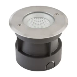 EVN Meerkat, redondo, 60°, acero inoxidable, 3 W, 3000 K