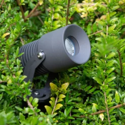 EVN Merlo Foco LED de jardín con pica de tierra, 3.000 K, 10 W