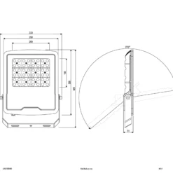 EVN Panthera LED foco exterior IP65 150W 4,000K