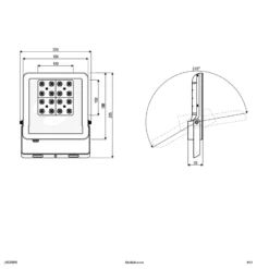 EVN Panthera LED foco exterior IP65 30W 4,000K