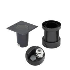 EVN Talpa lámpara de suelo empotrable GU10 acero inoxidable angular