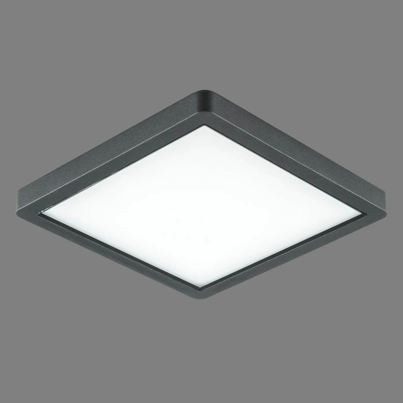 EVN Tectum plafón LED para exterior angular vidrio