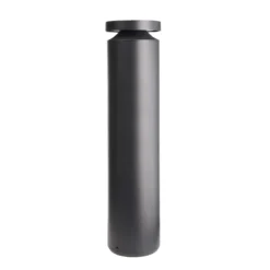 Faro bolardo luminoso LED, altura 100 cm, gris oscuro, DALI, 3.000 K