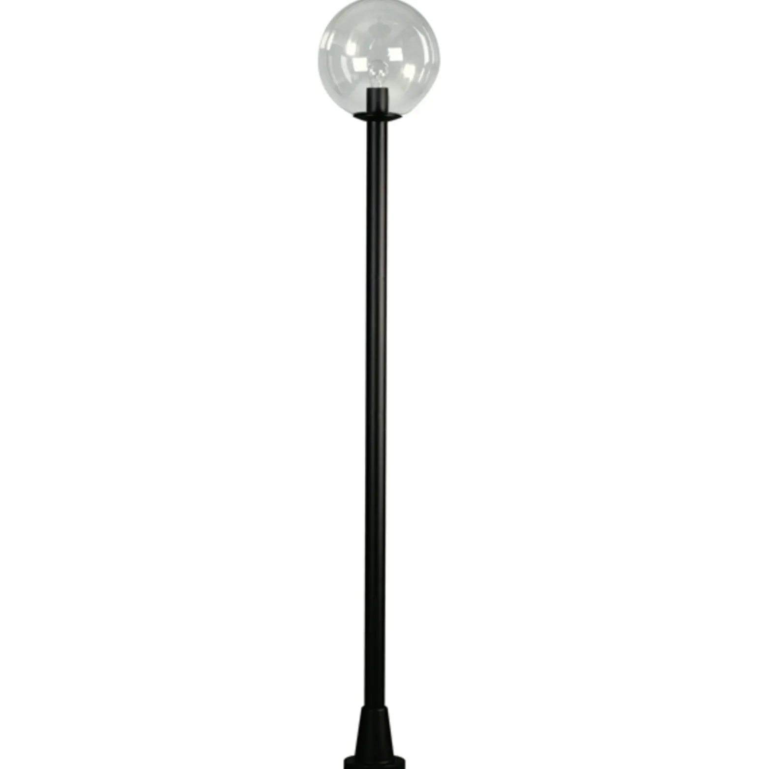 Farola Bola de cristal, negro