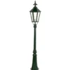 Farola Dublín de aluminio fundido a presión, negra