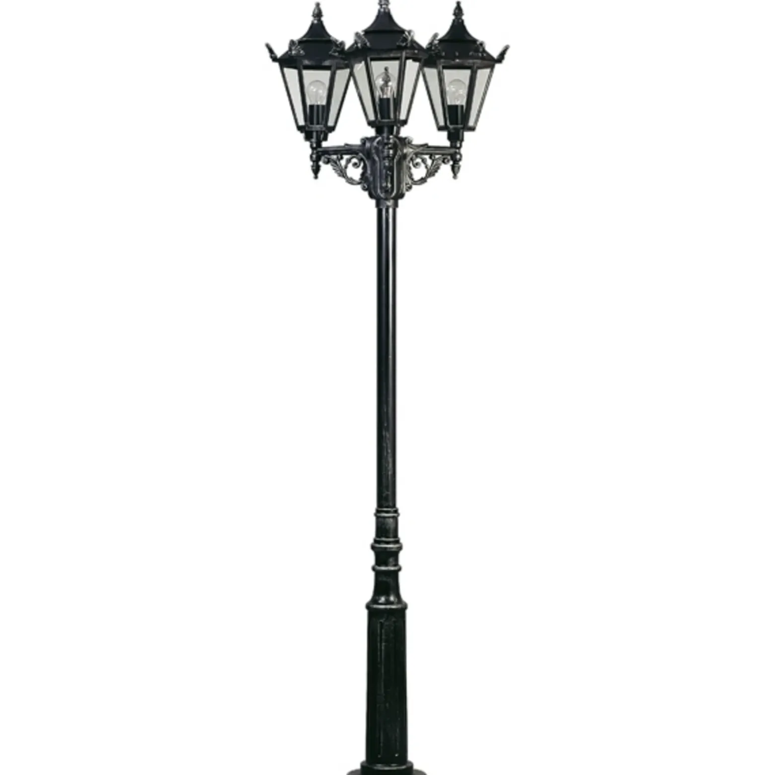 Farola estilo casa de campo 756 S, 3 luces