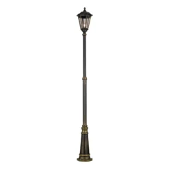 Farola Fabio de 1 brazo, 249 cm