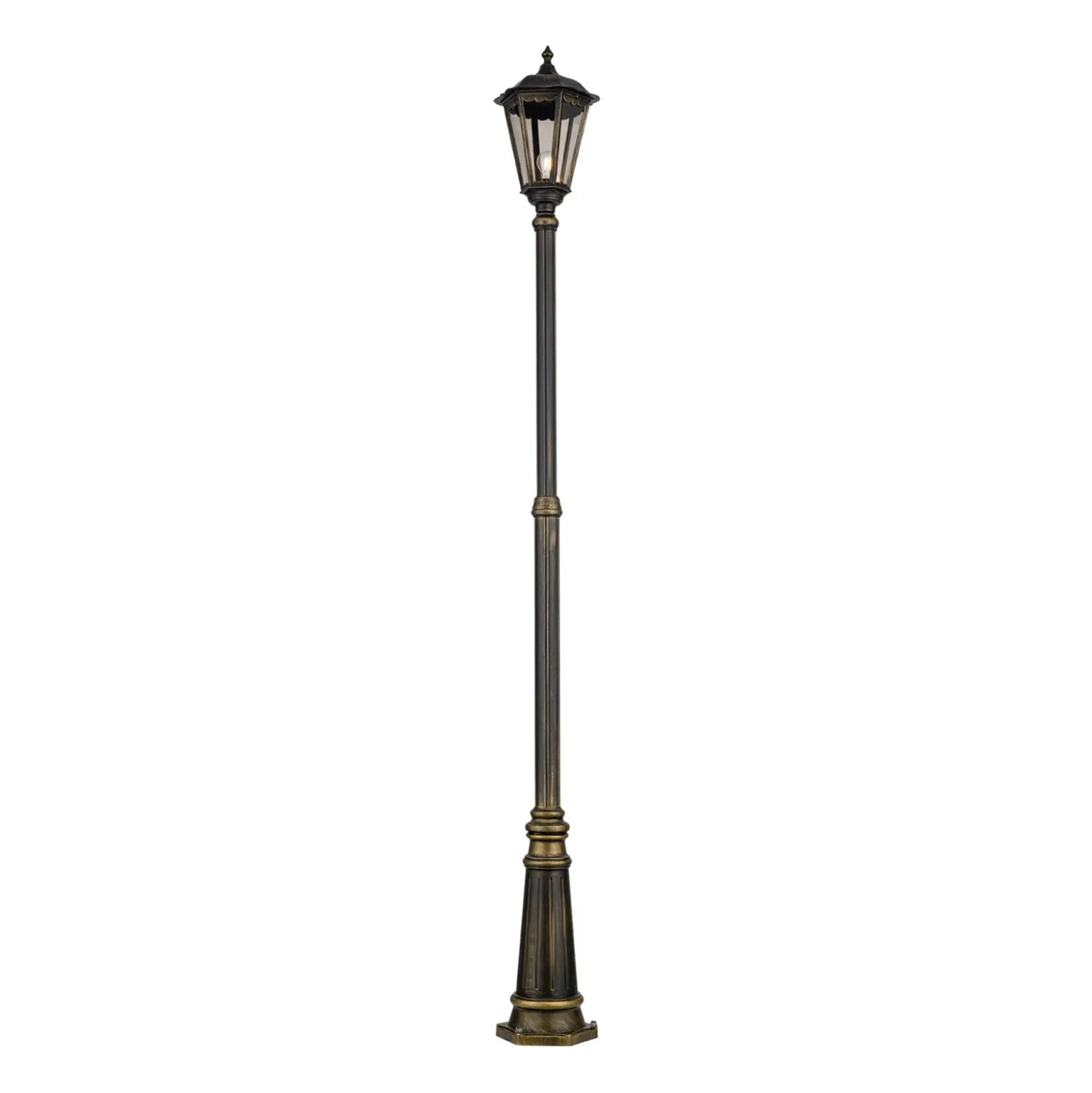 Farola Fabio de 1 brazo, 249 cm
